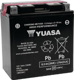 Yuasa YTX20CH-BS High Performance AGM Battery w/Bottle