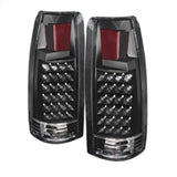 xTune Yukon Denali 99-00 LED Tail Lights Black ALT-JH-CCK88-LED-BK