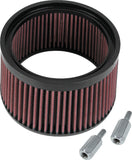 S&S Cycle 1in Taller Pleated Stealth Air Filter Kit
