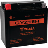 Yuasa GYZ16H High Performance Maintenance Free AGM 12-Volt Battery